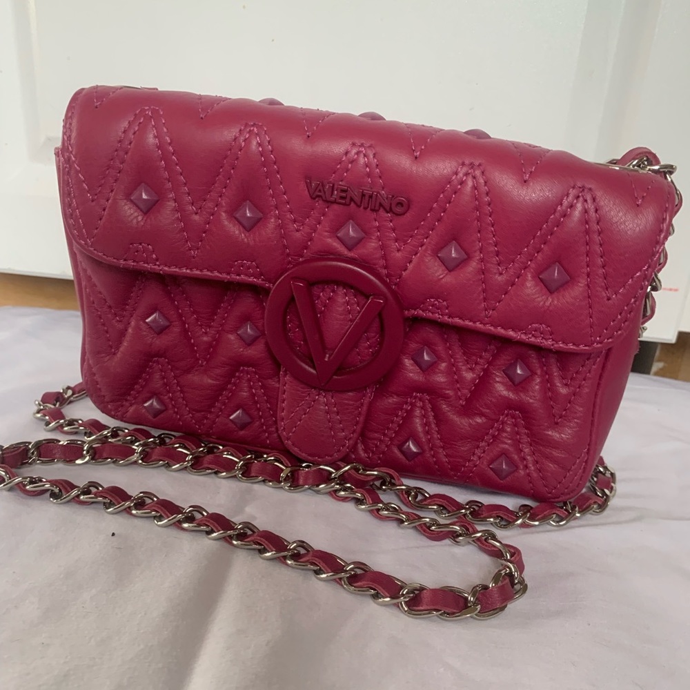Valentino by Mario Valentino Stud Leather Purse